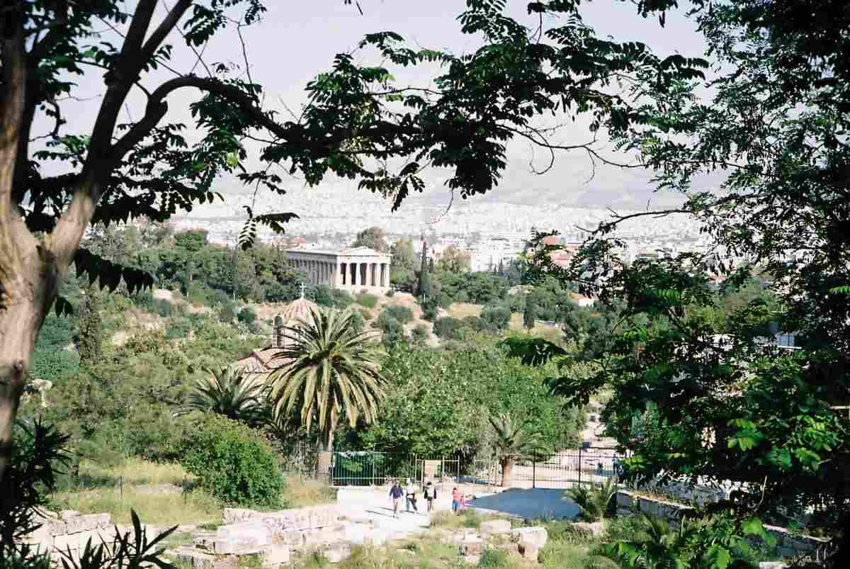 The temple of Hephaestus