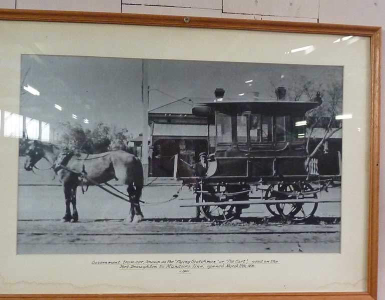 Photograph of the Flying Scotchman Tram Car