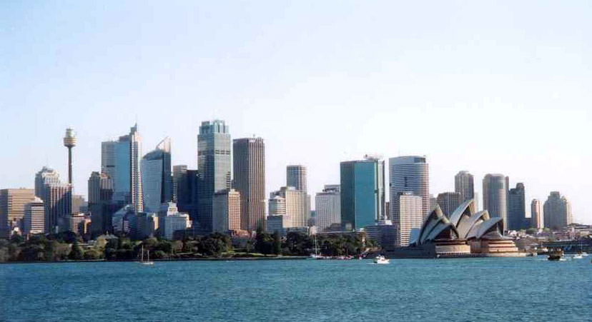Sydney from the harbour