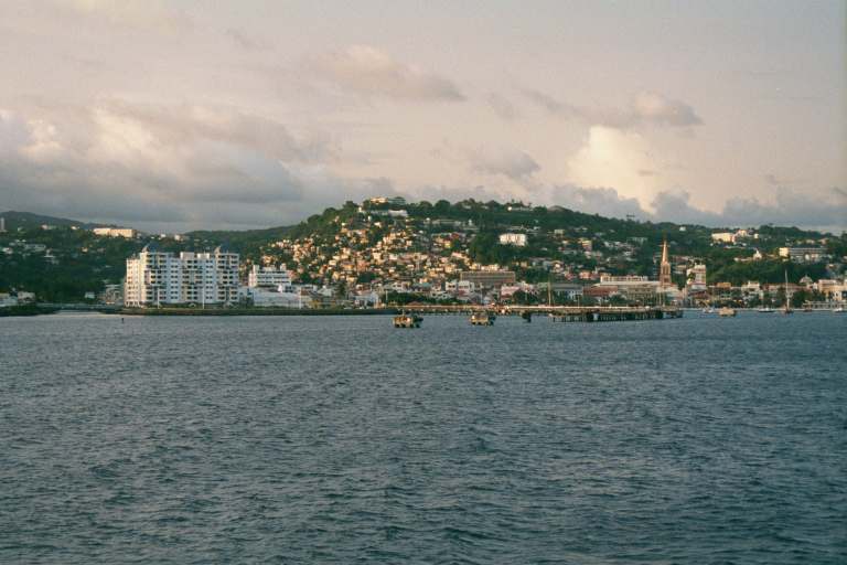 Coming in to harbour in Basseterre
