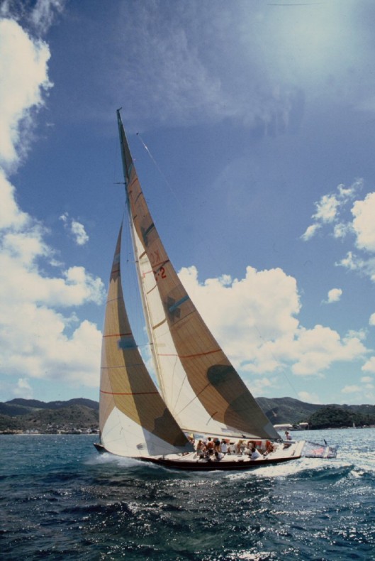 Racing Yacht in Great Bay