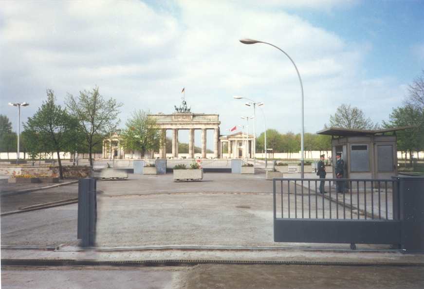 Brandenburg Gate from the East, 1988