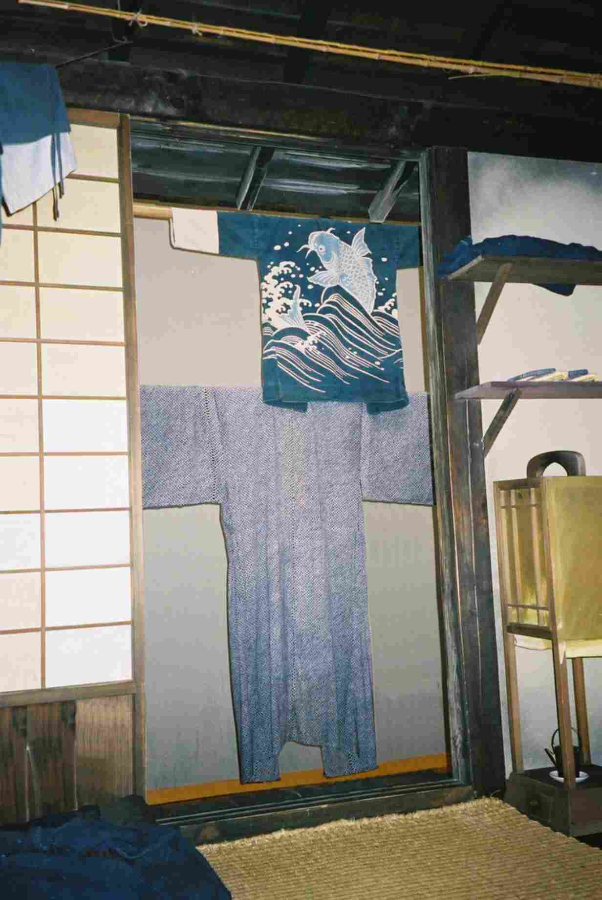 Kimonos hanging out to dry