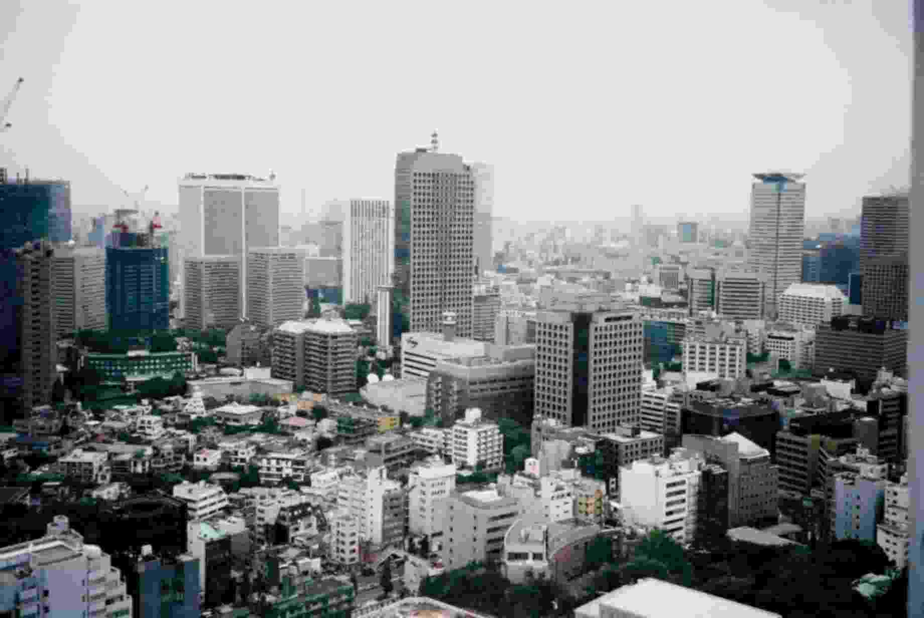 Looking down on Rapongi