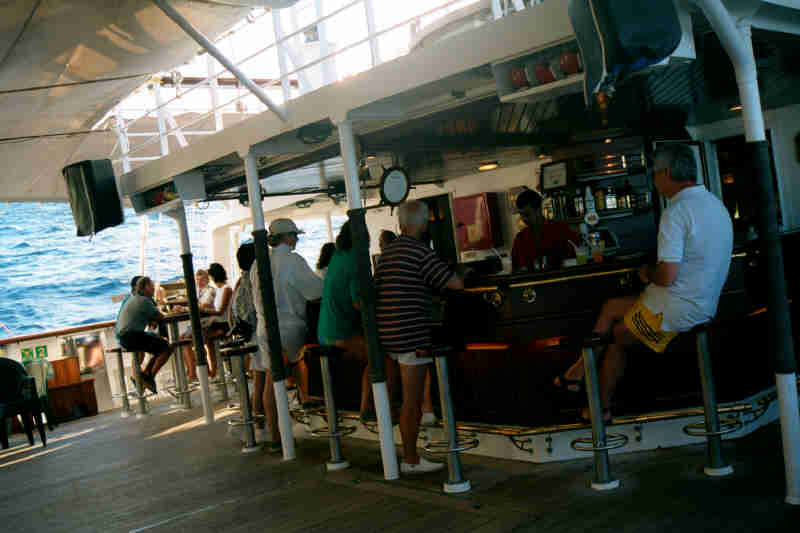 The Tropical Bar on the Star Clipper