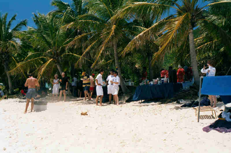 The best place to be - near food and bar