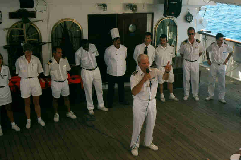 The weekly lineup of officers