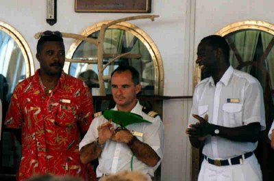 Bar Manager, Cruise Director (with Murphy) and Head Steward