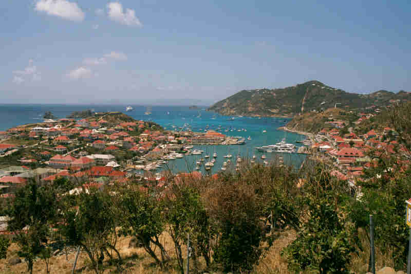 View of Gustavia, 14 April 2000
