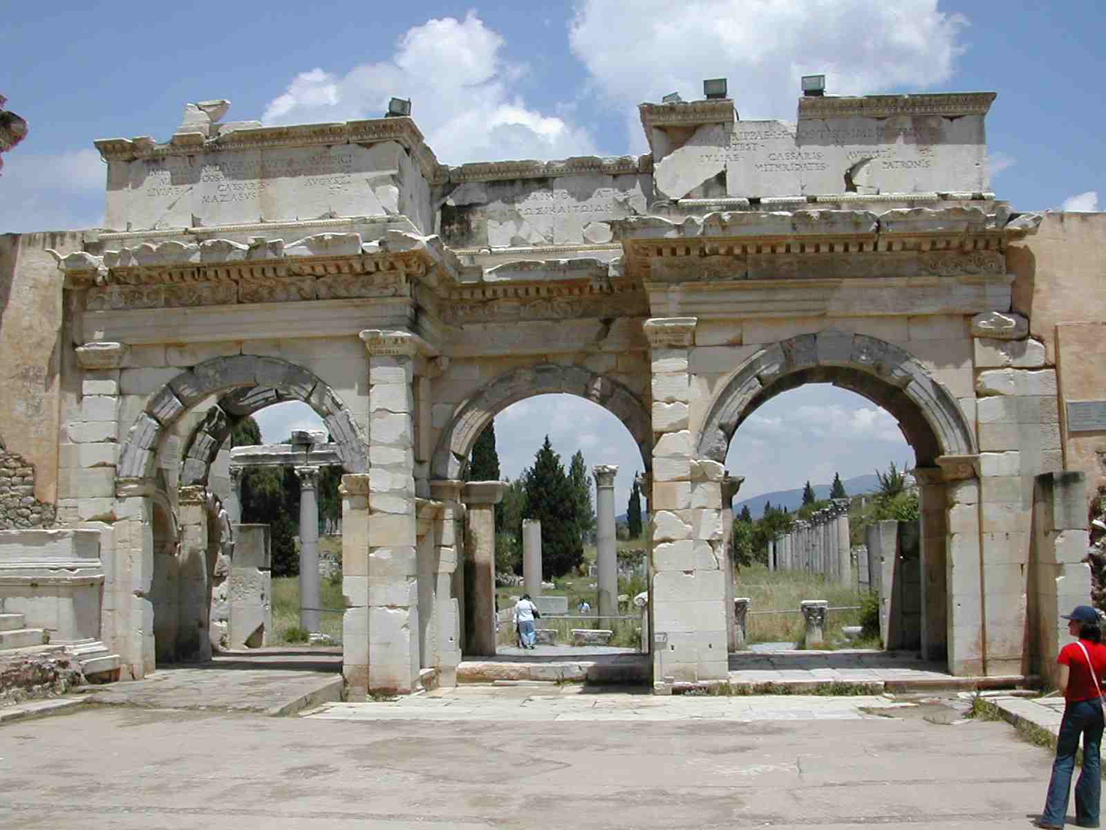 The entrance to the marketplace