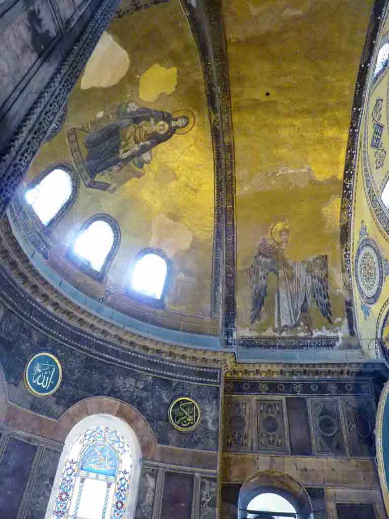 Mosaic at the East end of Aya Sofya