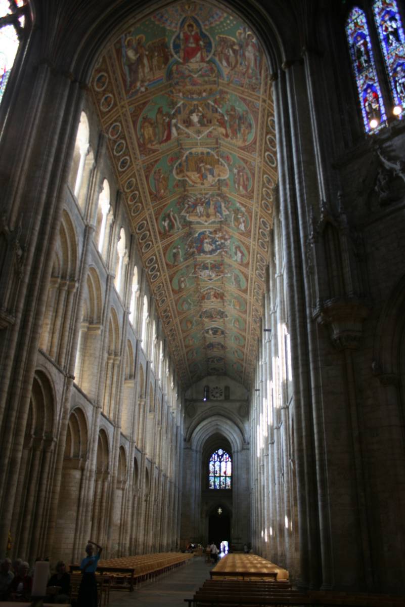 The ceiling of the Nave