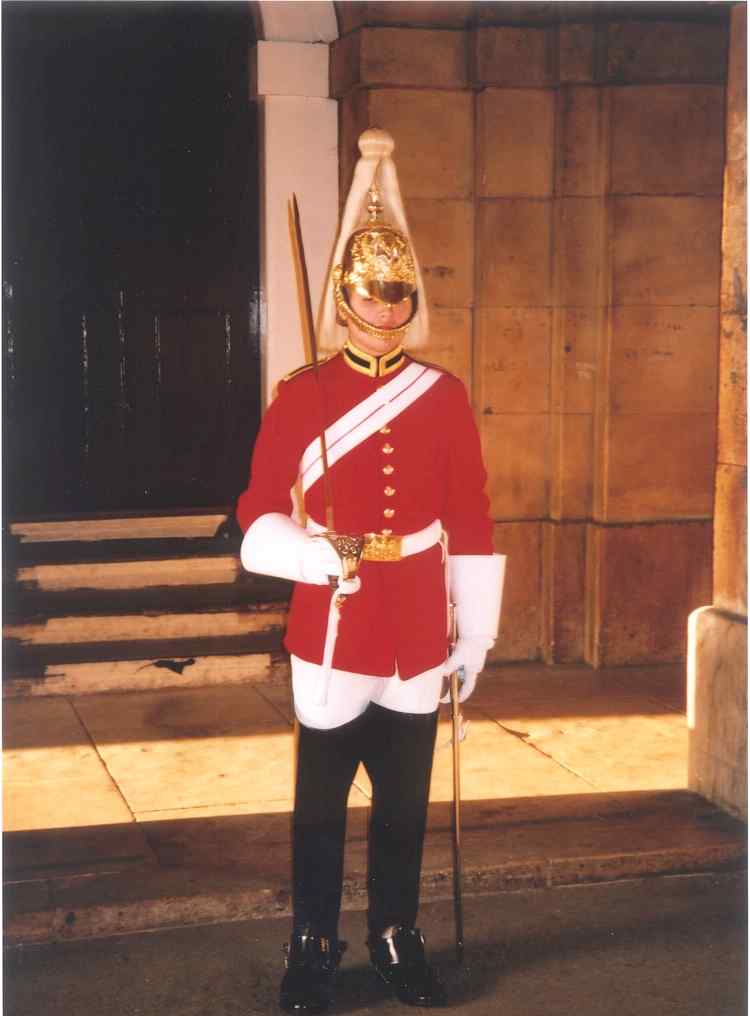 a Royal HorseGuard