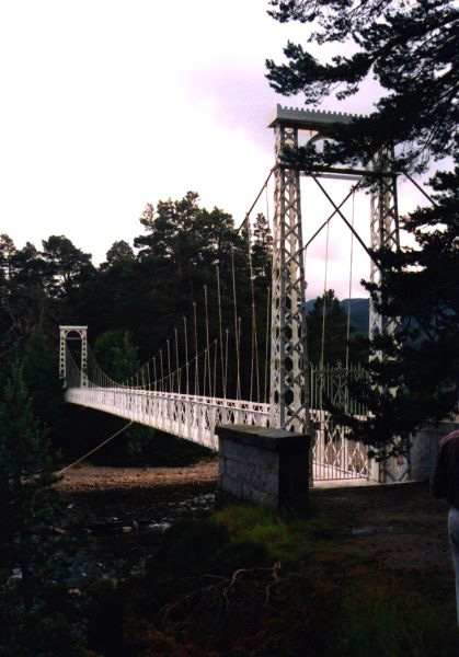Cambus O'May Suspension Bridge, Deeside
