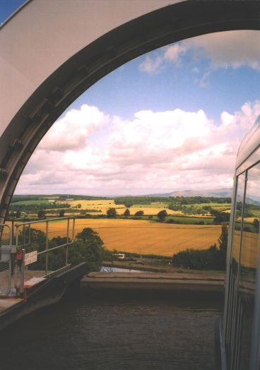 View from the Falkirk Wheel