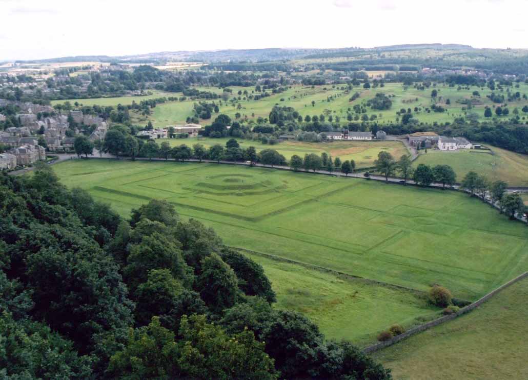 View from Stirling Castle to the King's Knot