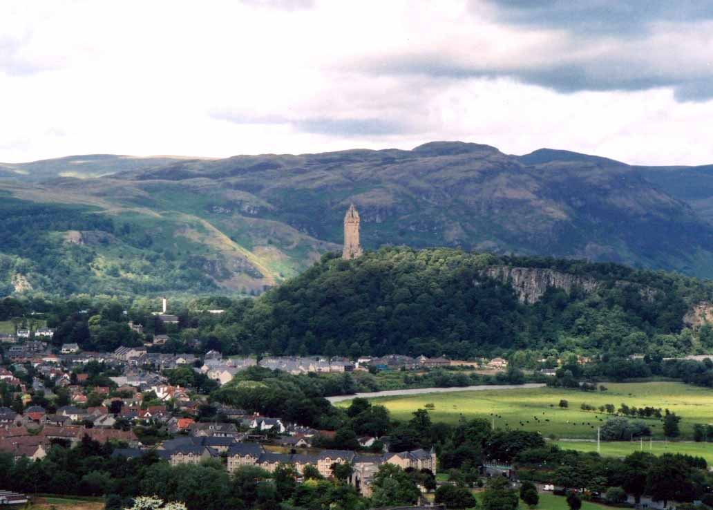 View from Stirling Castle to the Wallace Monument