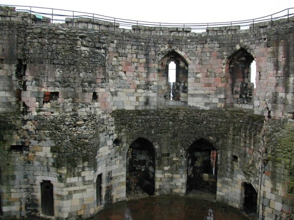 Inside Cliffords Tower