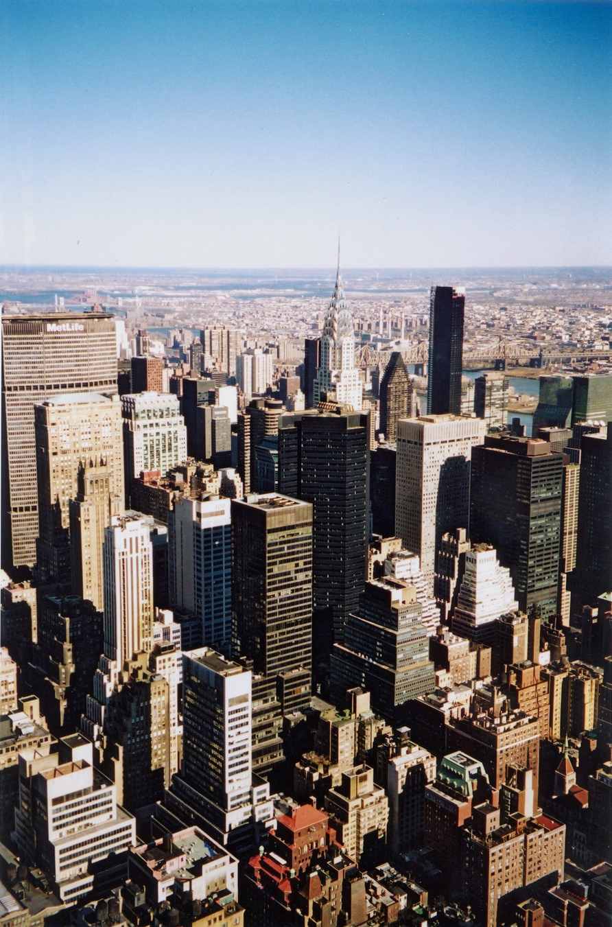 Looking north east towards the Chrysler Building