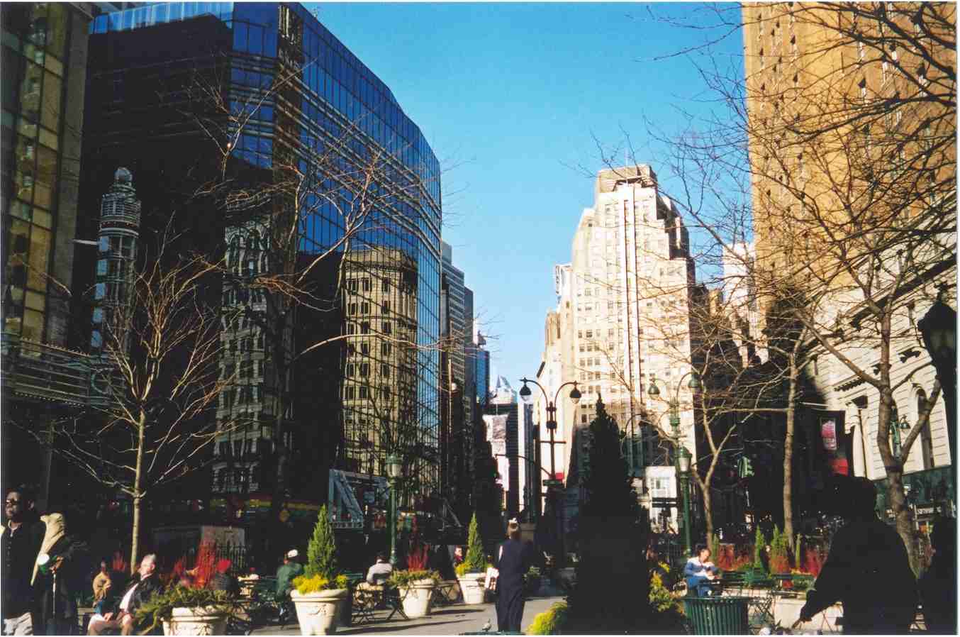 The garden at 32nd Street and Broadway