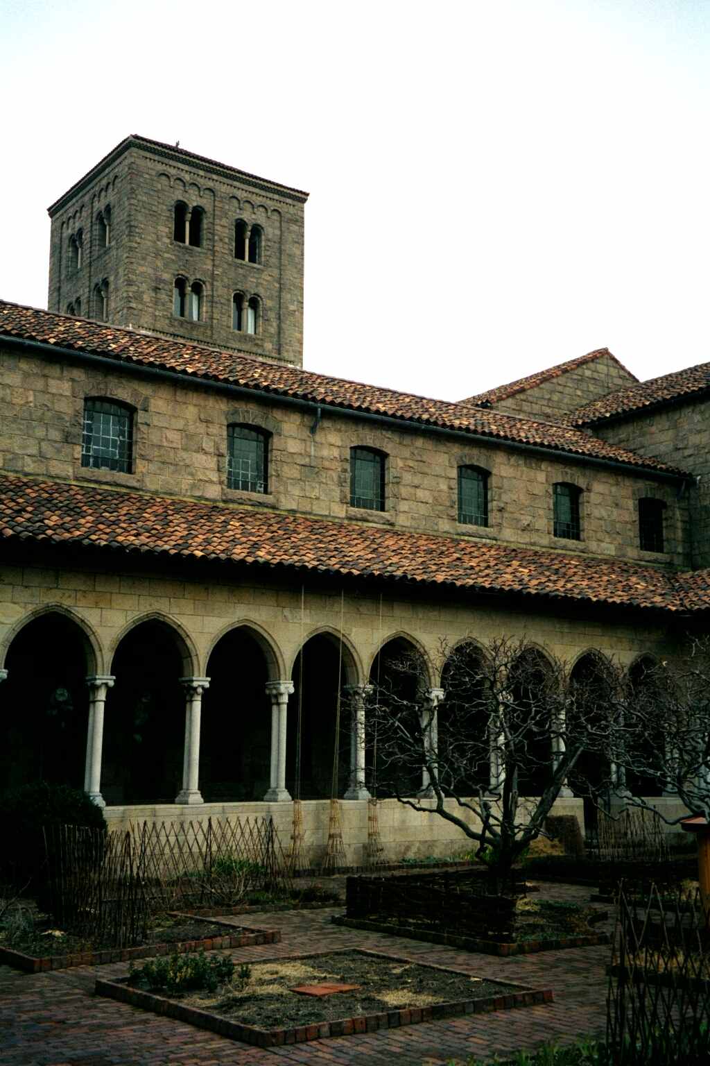 A view of the Tower from the Bonnefont Cloister