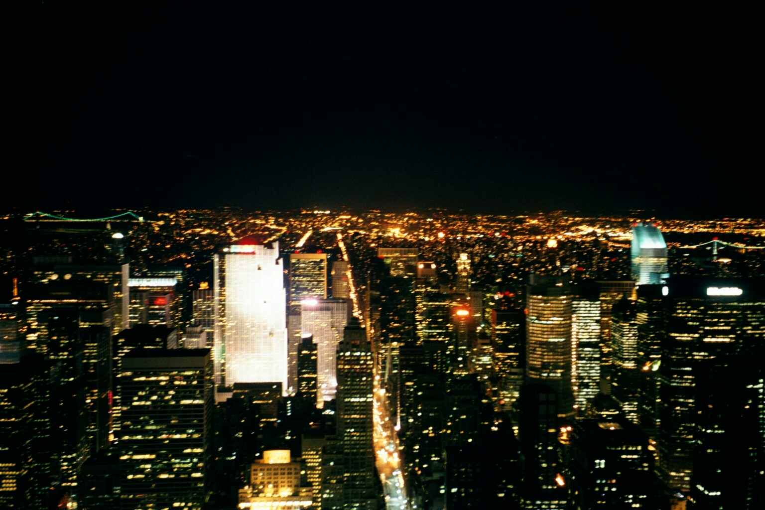 Looking north from the Empire State