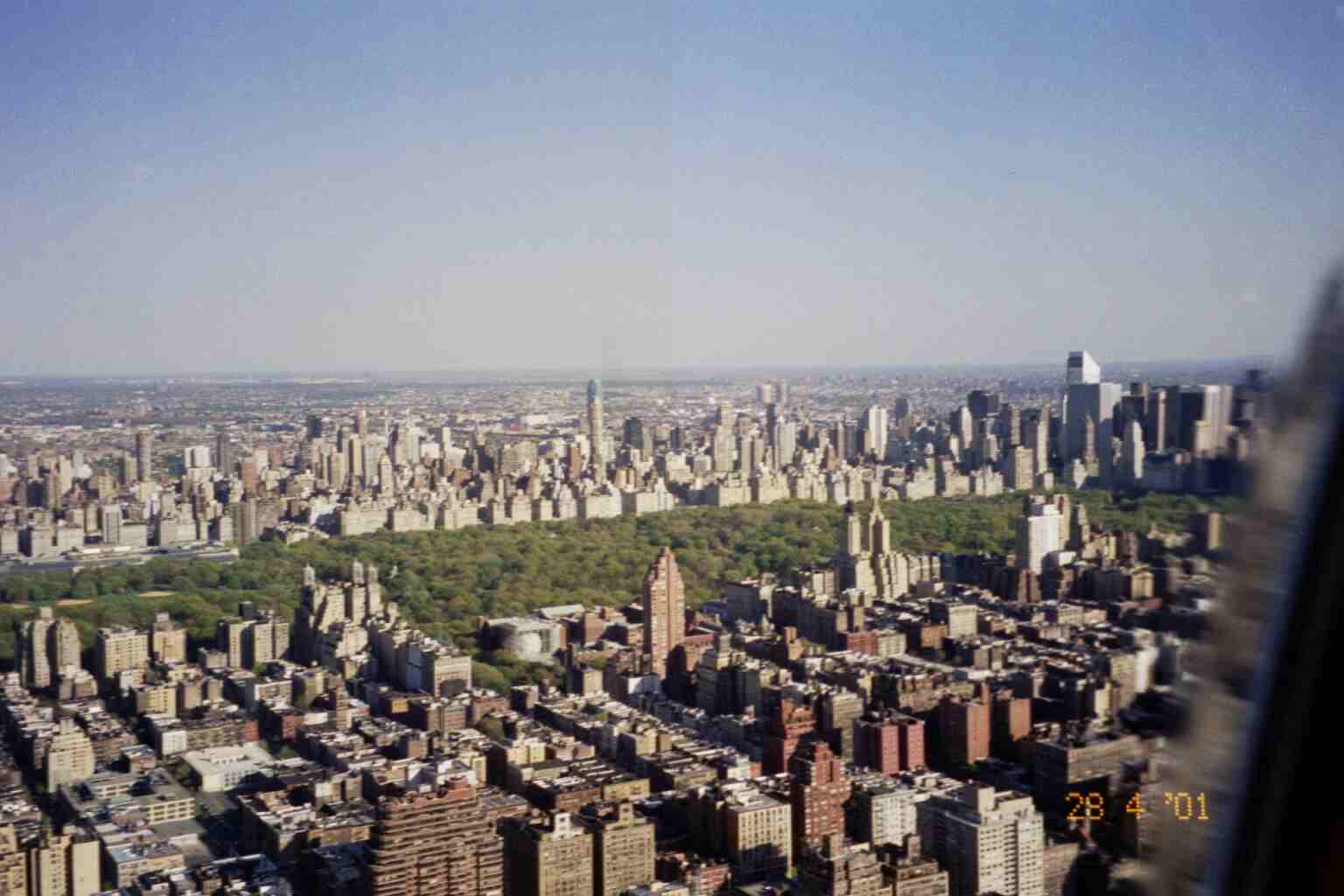 Looking East across the Park