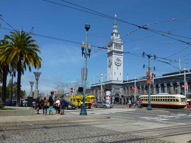 Streetcars by the Ferry Building