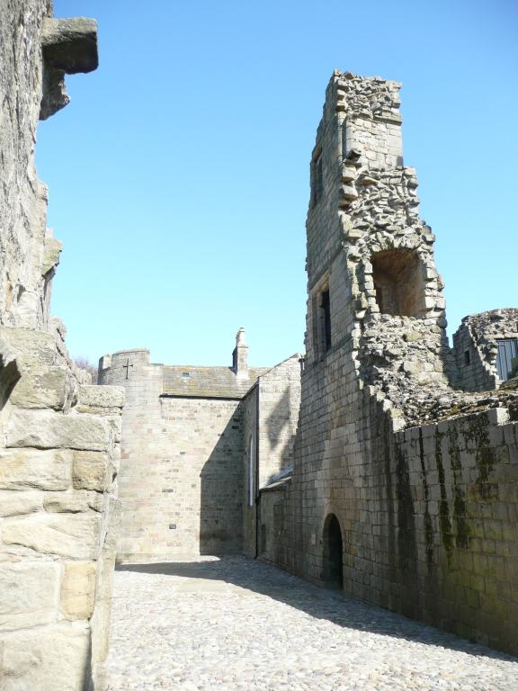 The Keep and the back of the Georgian House