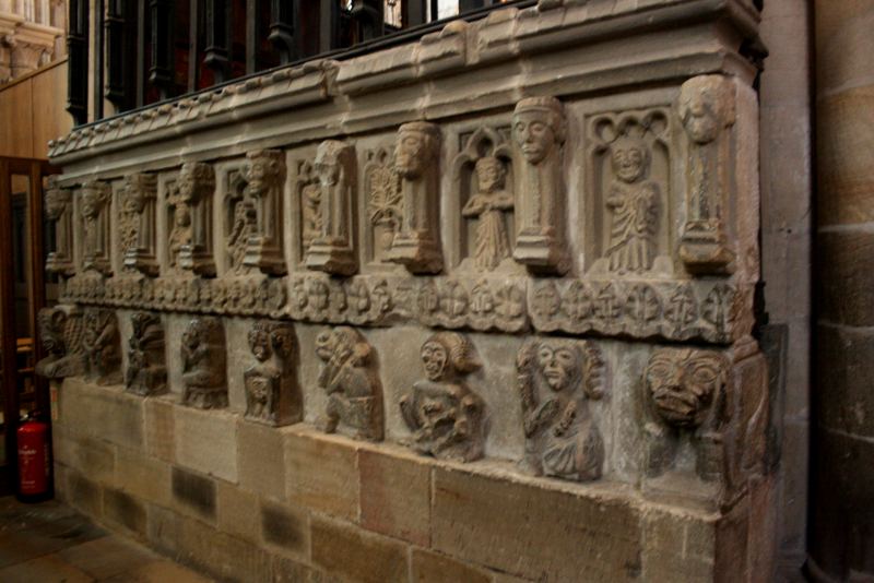 Stone carving from before the Reformation