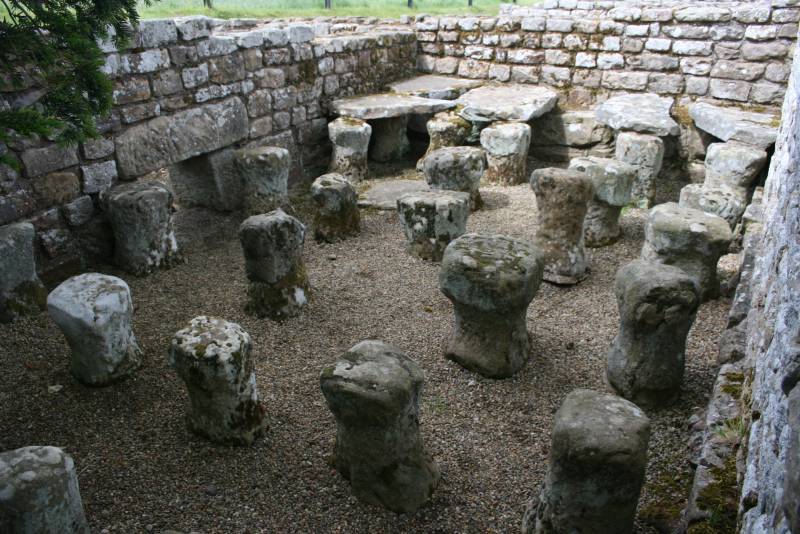 Hypocaust in the Commandants House