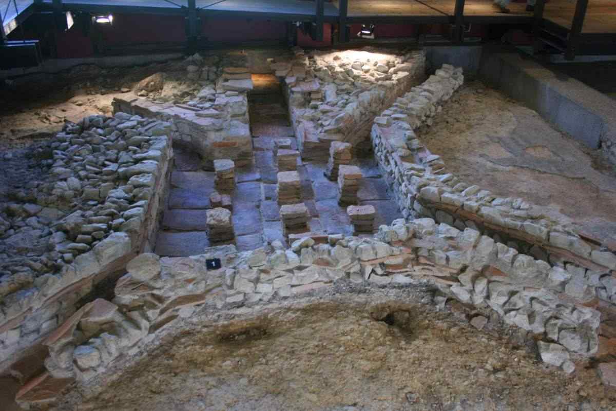Hypocaust in the North wing